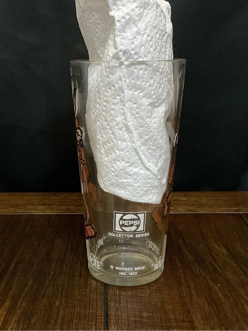 Warner Bros. Wile E. Coyote Glass - Brown, Black, White